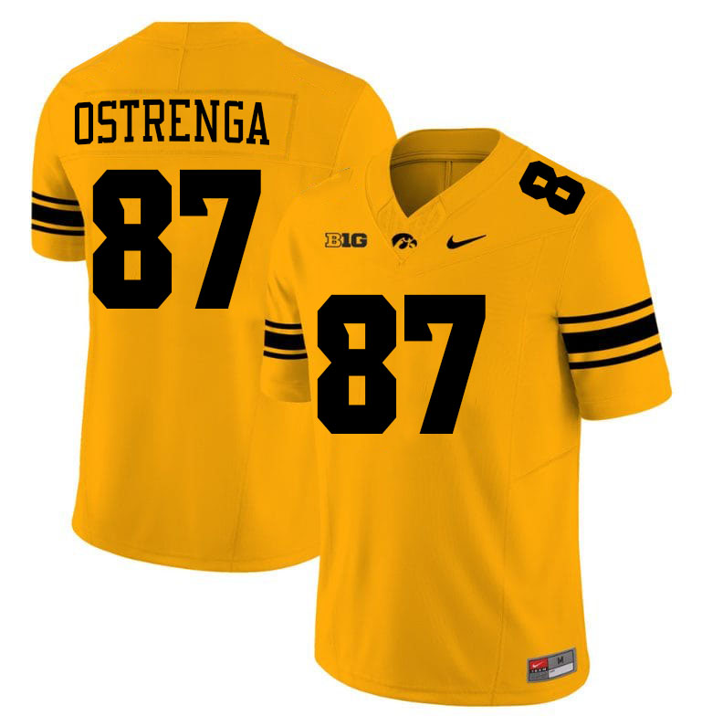 Addison Ostrenga Iowa Jersey,University Of Iowa Hawkeyes Fotoball Uniforms,Jersey,Gears-Gold